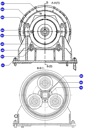 Болт м12-6gх40.48 ГОСТ 7798-69 206010591