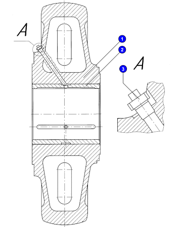 Колесо опорное 3536.05.02.200