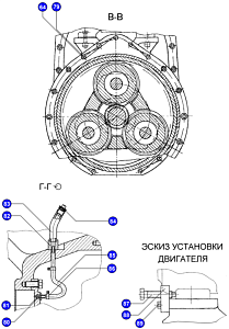 Труба в сборе 3532.11.03.010